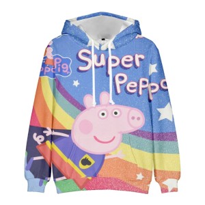 BLUZA 3D dla dzieci BAJKA Peppa Pig ROZMIAR 100-160