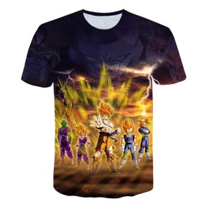 Koszulka T-Shirt 3D DRAGON BALL Dla Dzieci ROZMIAR 100-160