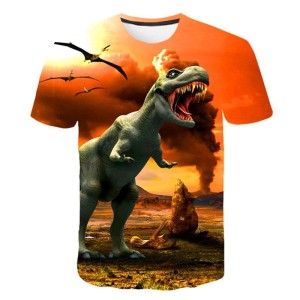 Koszulka T-Shirt 3D DINOZAURY Dla Dzieci ROZMIAR 100-160