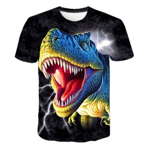 Koszulka T-Shirt 3D DINOZAURY Dla Dzieci ROZMIAR 100-160