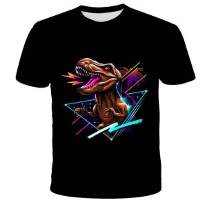 Koszulka T-Shirt 3D DINOZAURY Dla Dzieci ROZMIAR 100-160