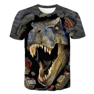 Koszulka T-Shirt 3D DINOZAURY Dla Dzieci ROZMIAR 100-160
