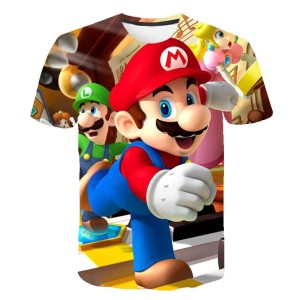Koszulka T-Shirt 3D SUPER MARIO Dla Dzieci ROZMIAR 100-160
