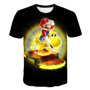 Koszulka T-Shirt 3D SUPER MARIO Dla Dzieci ROZMIAR 100-160