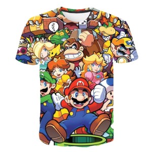 Koszulka T-Shirt 3D SUPER MARIO Dla Dzieci ROZMIAR 100-160