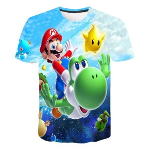 Koszulka T-Shirt 3D SUPER MARIO Dla Dzieci ROZMIAR 100-160