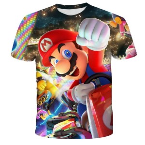 Koszulka T-Shirt 3D SUPER MARIO Dla Dzieci ROZMIAR 100-160