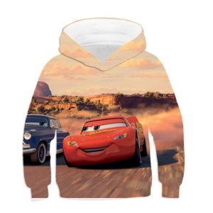 BLUZA 3D dla dzieci BAJKA auta ROZMIAR 100-160 