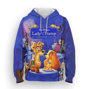 BLUZA 3D dla dzieci BAJKA zakochany kundel ROZMIAR 100-160