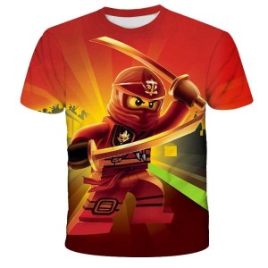 Koszulka T-Shirt 3D NINJAGO Dla Dzieci ROZMIAR 100-160