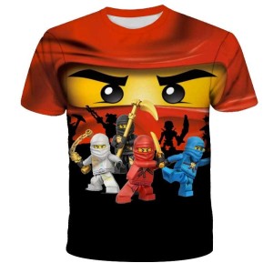 Koszulka T-Shirt 3D NINJAGO Dla Dzieci ROZMIAR 100-160