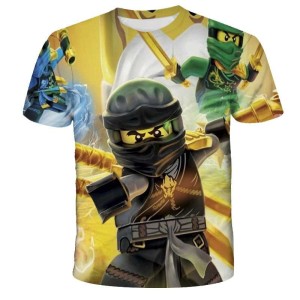 Koszulka T-Shirt 3D NINJAGO Dla Dzieci ROZMIAR 100-160