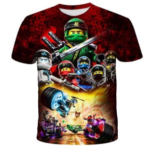 Koszulka T-Shirt 3D NINJAGO Dla Dzieci ROZMIAR 100-160