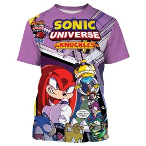 Koszulka T-Shirt 3D SONIC Dla Dzieci ROZMIAR 100-160