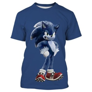 Koszulka T-Shirt 3D SONIC Dla Dzieci ROZMIAR 100-160