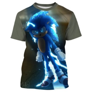 Koszulka T-Shirt 3D SONIC Dla Dzieci ROZMIAR 100-160