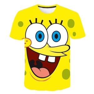 Koszulka T-Shirt 3D SPONGEBOB Dla Dzieci ROZMIAR 100-160