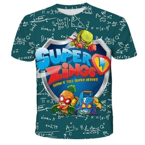 Koszulka T-Shirt 3D SUPER ZINGS Dla Dzieci ROZMIAR 100-160