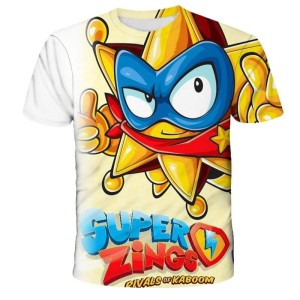 Koszulka T-Shirt 3D SUPER ZINGS Dla Dzieci ROZMIAR 100-160