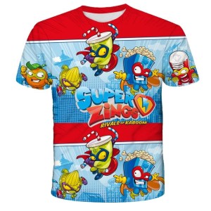Koszulka T-Shirt 3D SUPER ZINGS Dla Dzieci ROZMIAR 100-160