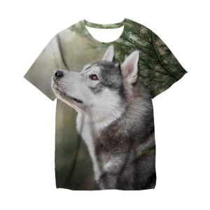 Koszulka T-Shirt 3D ZWIERZETA PIES Dla Dzieci ROZMIAR 100-160