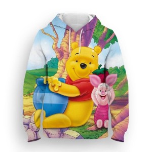 BLUZA 3D dla dzieci BAJKA puchatek ROZMIAR 100-160