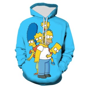 BLUZA 3D dla dzieci BAJKA simpsonowie ROZMIAR 100-160