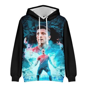 BLUZA 3D Piłkarze Lewandowski ROZMIAR 100-160