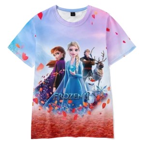 Koszulka T-Shirt 3D kraina lodu ELSA Dla Dzieci ROZMIAR 100-160
