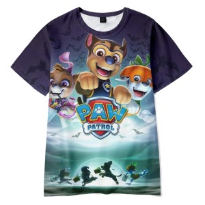 Koszulka T-Shirt 3D bajka PSI PATROL Dla Dzieci ROZMIAR 100-160