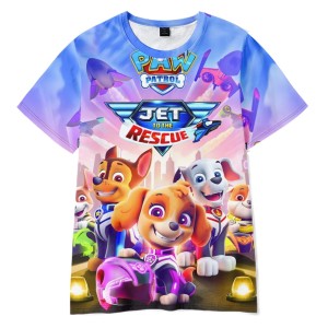 Koszulka T-Shirt 3D bajka PSI PATROL Dla Dzieci ROZMIAR 100-160