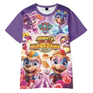 Koszulka T-Shirt 3D bajka PSI PATROL Dla Dzieci ROZMIAR 100-160