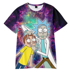 Koszulka T-Shirt 3D bajka RICK and MORTY Dla Dzieci ROZMIAR 100-160
