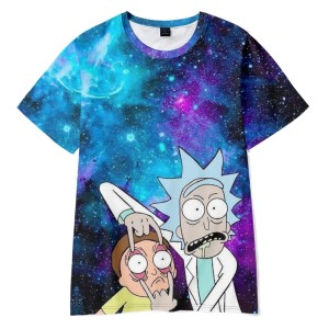 Koszulka T-Shirt 3D bajka RICK and MORTY Dla Dzieci ROZMIAR 100-160