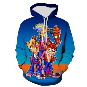 BLUZA 3D dla dzieci BAJKA bandicoot ROZMIAR 100-160