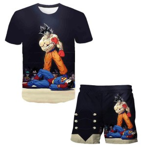 zestaw KOMPLET Koszulka Szorty DRAGON BALL ubranka Dla Dzieci 100-160