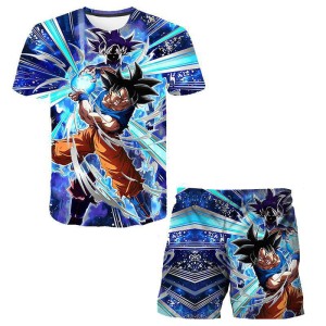 zestaw KOMPLET Koszulka Szorty DRAGON BALL ubranka Dla Dzieci 100-160