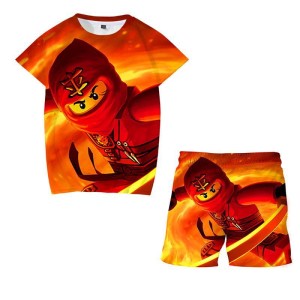 zestaw KOMPLET Koszulka Szorty NINJAGO ubranka Dla Dzieci 100-160