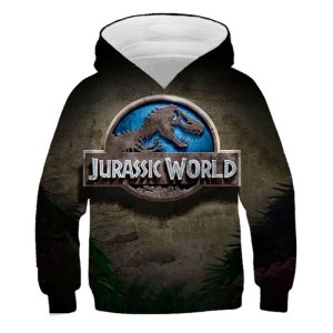 BLUZA 3D dla dzieci Park Jurajski dinozaury ROZMIAR 100-160