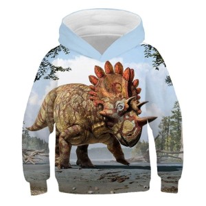 BLUZA 3D dla dzieci Park Jurajski dinozaury ROZMIAR 100-160