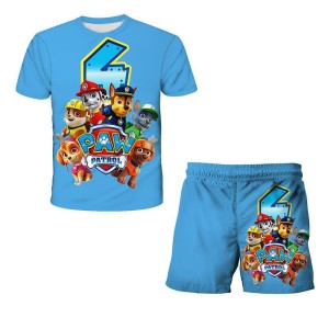 zestaw KOMPLET Koszulka Szorty PSI PATROL ubranka Dla Dzieci 100-160