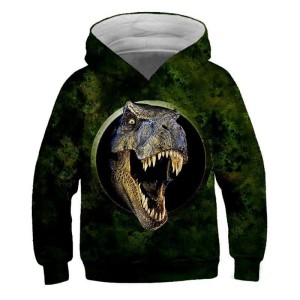 BLUZA 3D dla dzieci Park Jurajski dinozaury ROZMIAR 100-160