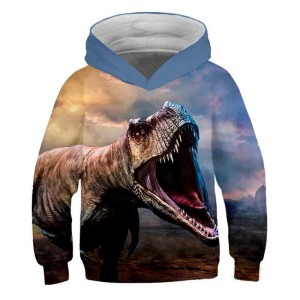 BLUZA 3D dla dzieci Park Jurajski dinozaury ROZMIAR 100-160