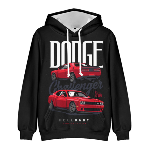 BLUZA 3D samochód DODGE auto UNISEX rozmiar  XXS-4XL