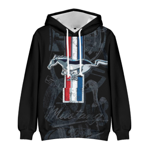 BLUZA 3D samochód FORD MUSTANG auto UNISEX rozmiar  XXS-4XL