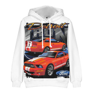 BLUZA 3D samochód FORD MUSTANG auto UNISEX rozmiar  XXS-4XL