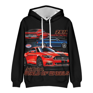 BLUZA 3D samochód FORD MUSTANG auto UNISEX rozmiar  XXS-4XL
