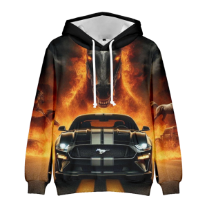 BLUZA 3D samochód FORD MUSTANG auto UNISEX rozmiar  XXS-4XL