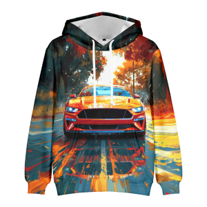 BLUZA 3D Super Car UNISEX rozmiar  XXS-4XL