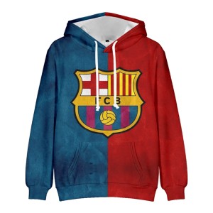 BLUZA 3D PIŁKARSKA BARCELONA Dla Dzieci